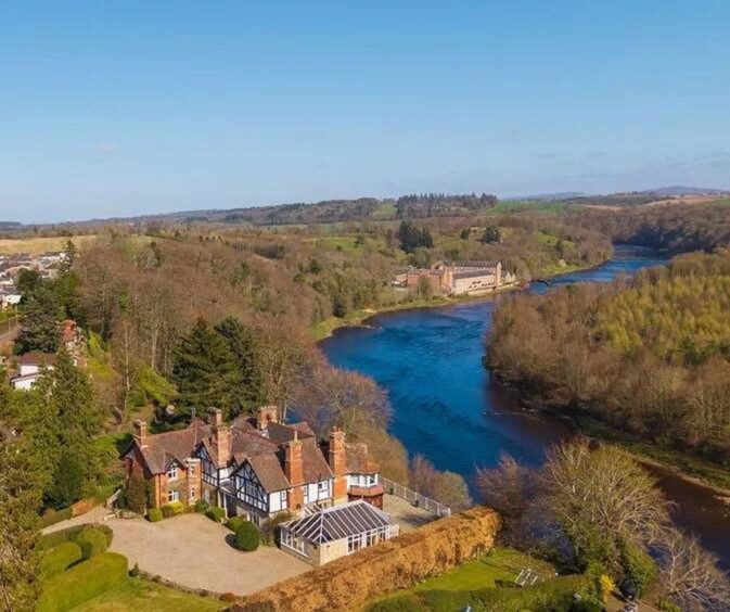 The Perthshire home overlooking the Tay is for sale