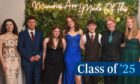 Leavers at the Bell Baxter High School prom 2025.