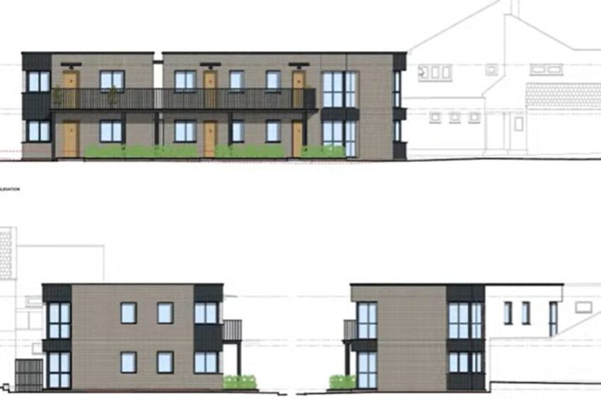 Plan for Arbroath Bell Rock restaurant holiday flats.