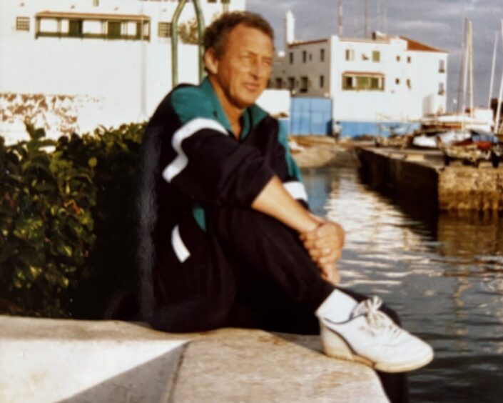 Bobby Black relaxing