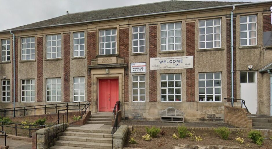 Bowhill Community Centre, which will host a public meeting about a major Cardenden housing development