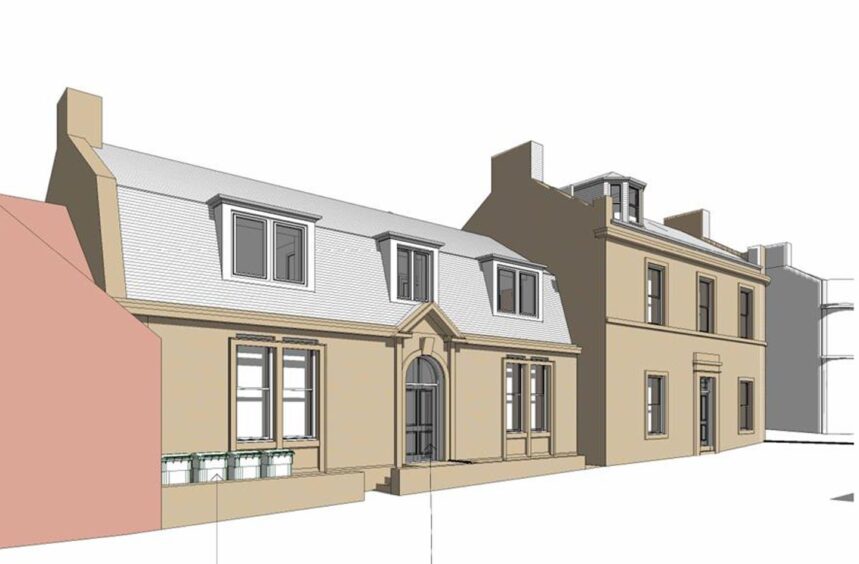 Flats conversion for Brechin offices.