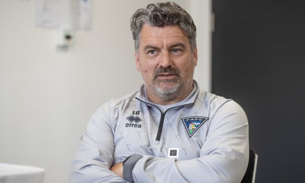 Dunfermline Athletic assistant-manager Iain Brunskill.