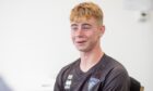 Dunfermline Athletic player Keith Bray speaks to the media.