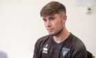 Dunfermline Athletic striker Connor Young in contemplative mood.