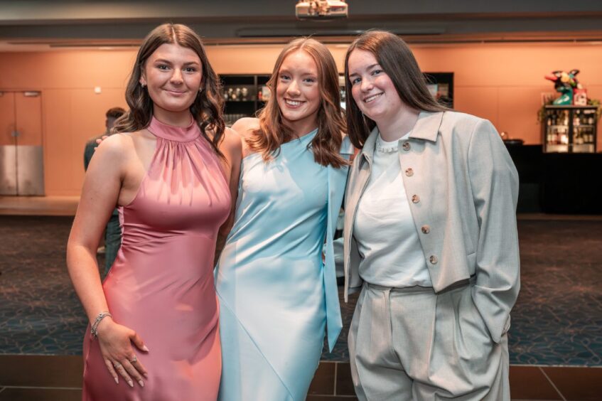 A group attending Forfar Academy's 2025 final fling 