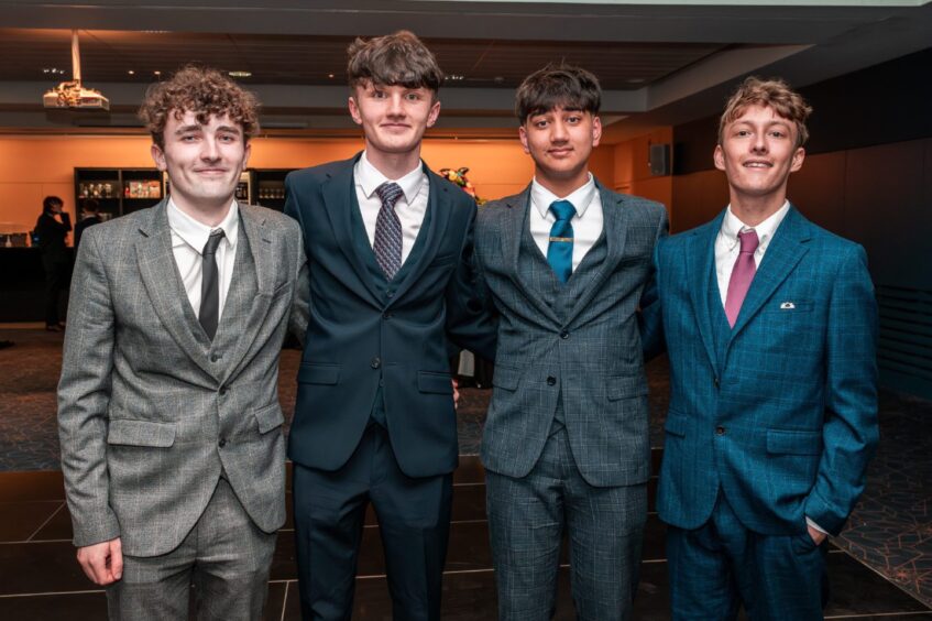 A group of smart young men