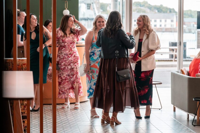 Guests arrive for the Final Fling at the Apex, Dundee