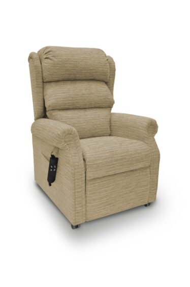 comfortable armchair with handset control