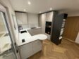 modern kitchen created by Mark Lundie, a bespoke joiner in Dundee