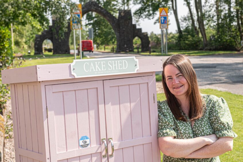 Edzell cake shed baker Debbie Farquharson.