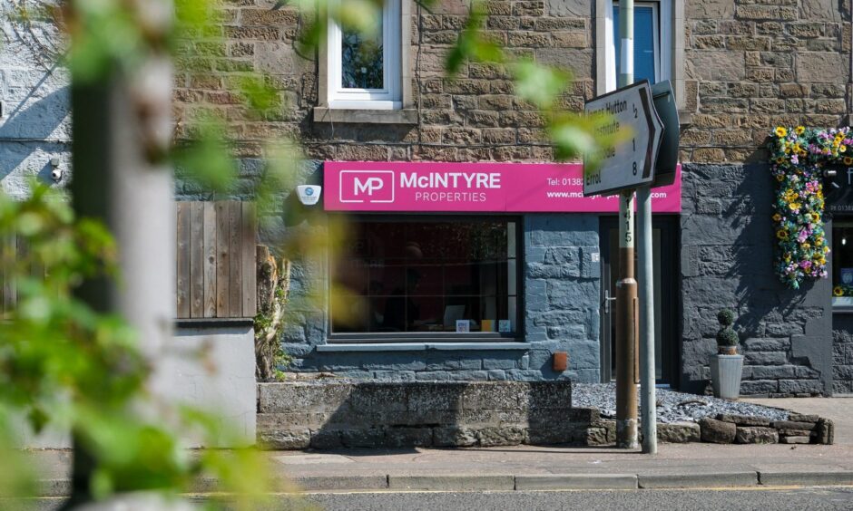 McIntyre Properties new office in Invergowrie. Image: McIntyre Properties