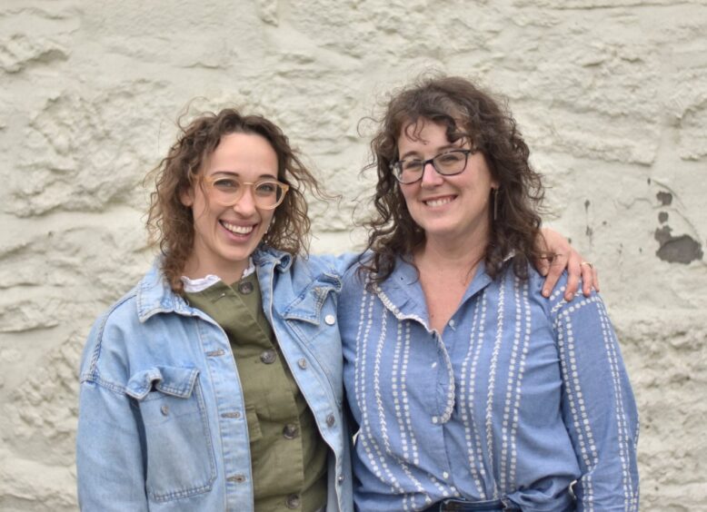 Lucy Patto Davidson and Kat Goldin smiling.