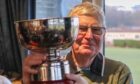 David Potter recently toasting Strathmore Rugby Club's success.