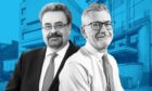 Professors Iain Gillespie and Shane O'Neill, who are strongly criticised in the report.