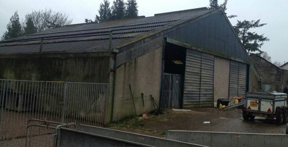 Planning application for house at Dunnichen Home Farm near Letham.