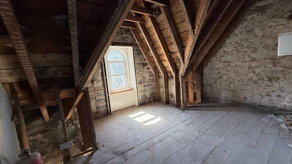 The building comes with planning permission for eight holiday apartments.