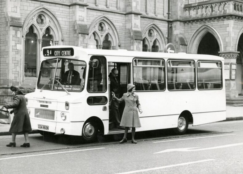 New City Centre bus in Dundee. 