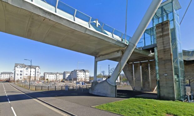 One of the plots of land recommended for sale is located close to the Forthside footbridge. Image: Google Street View