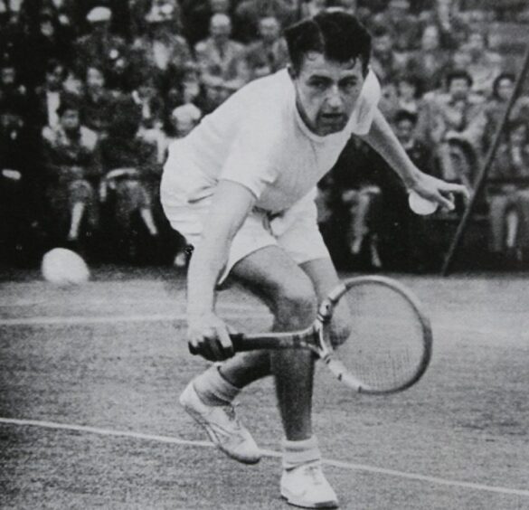 Colin Baxter at Wimbledon.