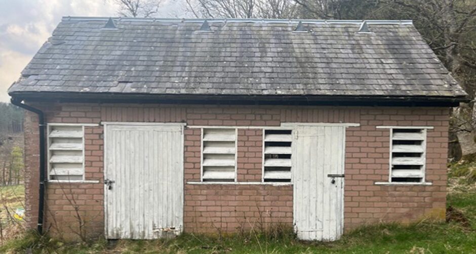 Angus glens game larder bothy plan.