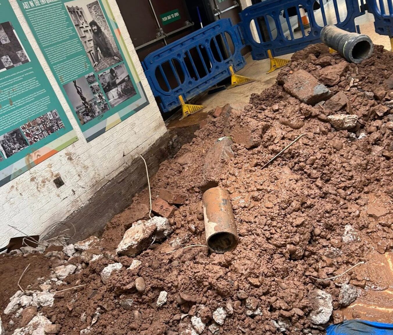 Revealed: Why a hole was dug inside Glenrothes shopping centre