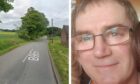 Graeme Noble from Arbroath died in a crash on the B966 in Aberdeenshire. Image: Police Scotland/Google Maps