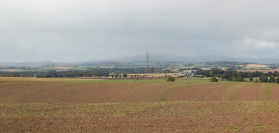 Haughs of Cossans solar farm site near Forfar.