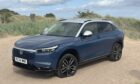 The Honda HR-V at Monifieth Beach. Image: Jack McKeown.