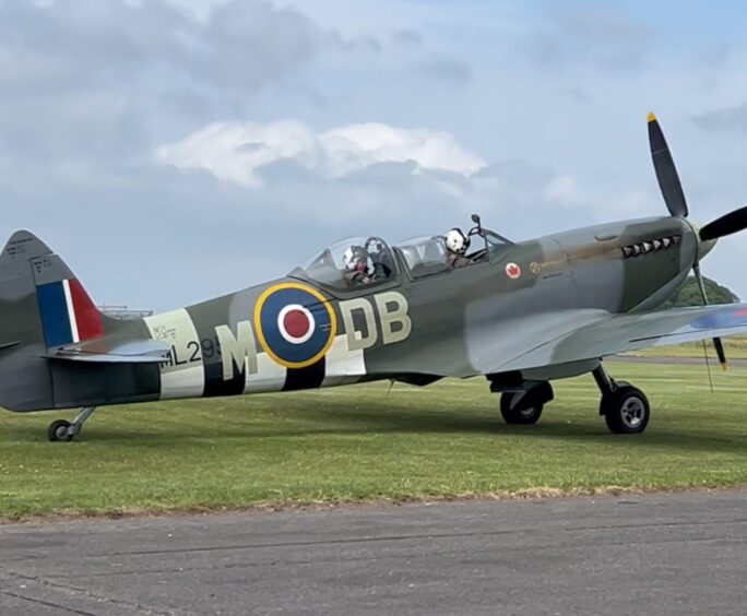 Spitfire flight for Forfar man Brian Patterson.