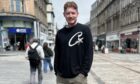Keiran Henderson looking stylish on his lunch break in Dundee. Image: Poppy Watson/DC Thomson