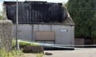 The roof of The Gables was severely damaged by the weekend blaze. Image: Graham Brown/DC Thomson