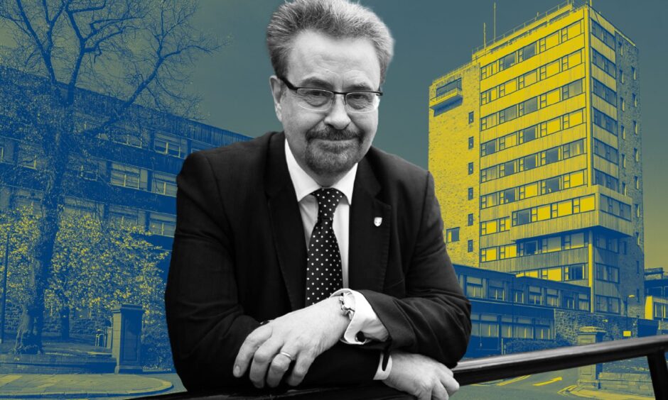 Former Dundee University principal Iain Gillespie.