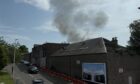 Smoke from The Gables.