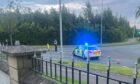 Police at the scene. Image: Ali Chalmers/DC Thomson