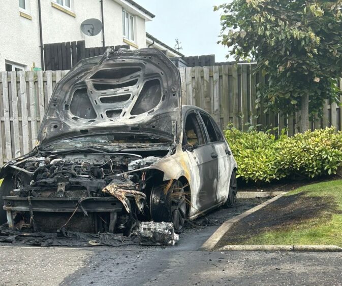 Burned out Golf in Hill of Beath