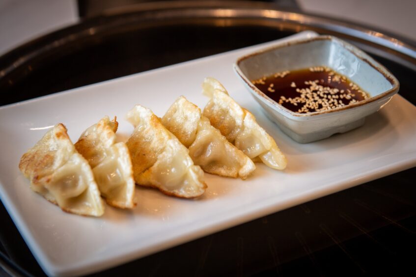 Laura loved her pork dumplings at Korean BBQ Dundee.