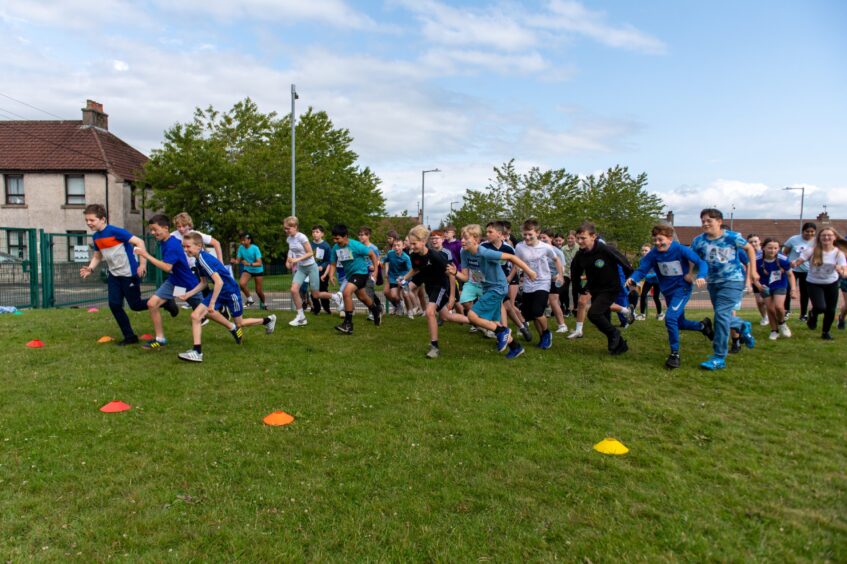 Langlands Primary School Race for Charlie in memory of 11-year-old former pupil.