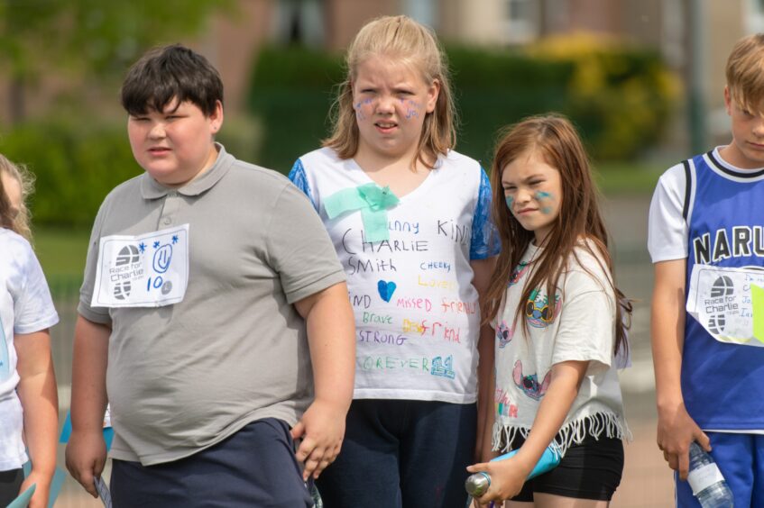 Langlands Primary School Race for Charlie in memory of 11-year-old former pupil.