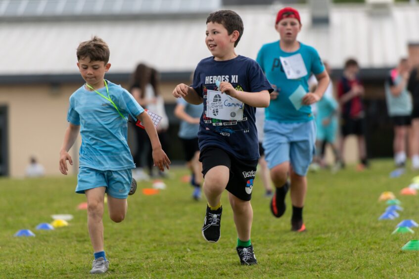 Langlands Primary School Race for Charlie in memory of 11-year-old former pupil.