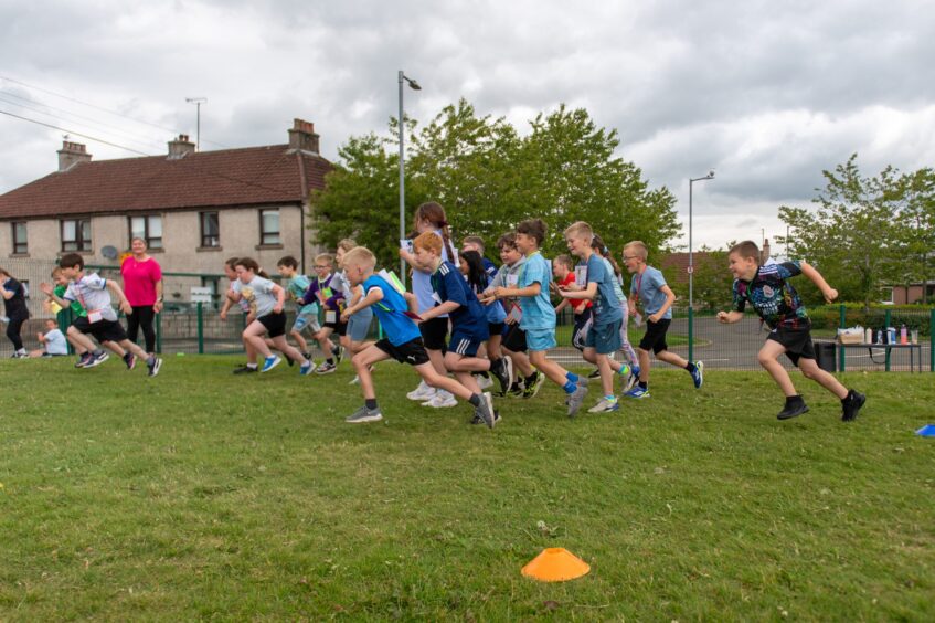 Langlands Primary School Race for Charlie in memory of 11-year-old former pupil.