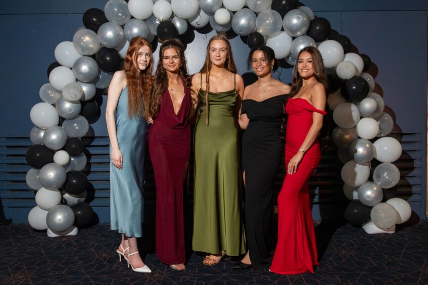 Natalie Barclay, Mia Thompson, Emily Grant, Eliza Michael and Ayie Raymundo.