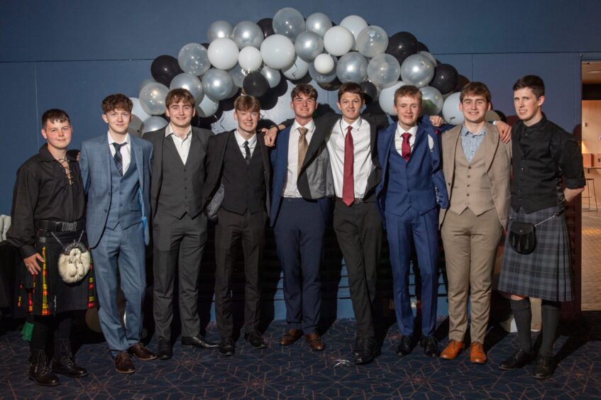 A group of boys ready to party