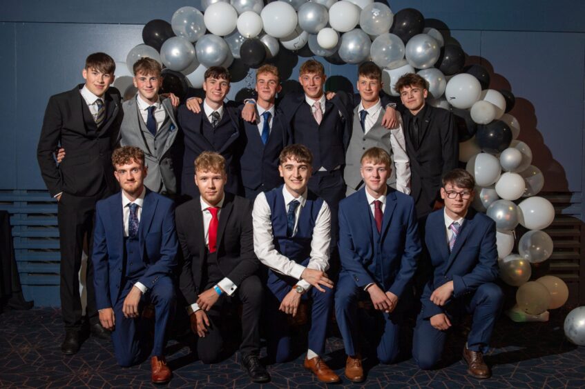 A group of young men at the event