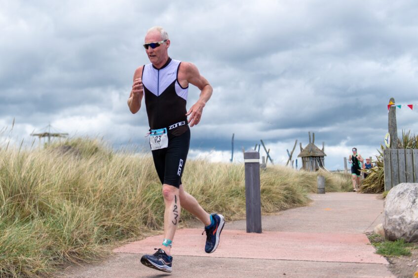 Competitors in the 10th Montrose Triathlon.