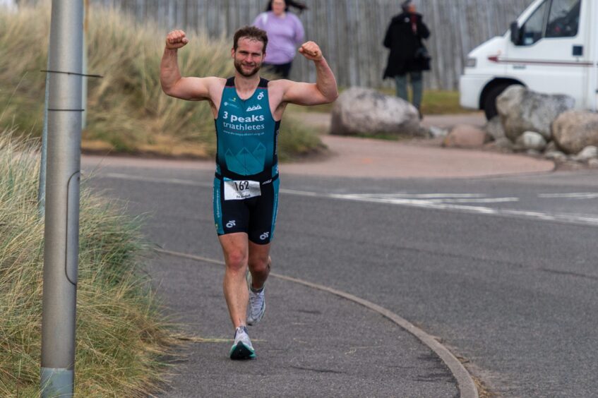 Competitors in the 10th Montrose Triathlon.