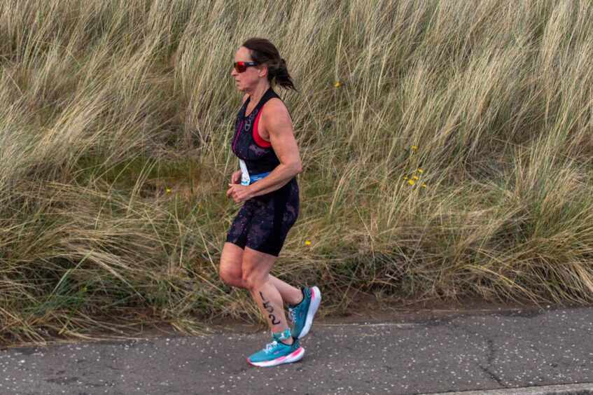 Competitors in the 10th Montrose Triathlon.