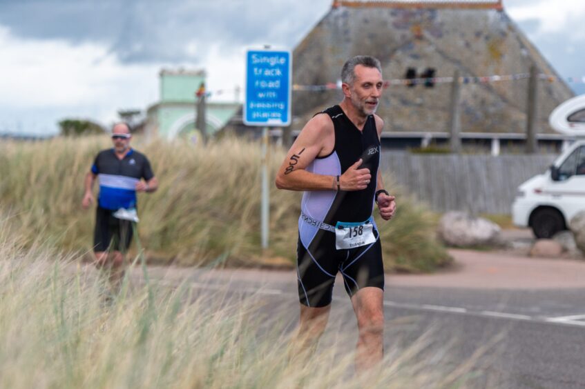 Competitors in the 10th Montrose Triathlon.