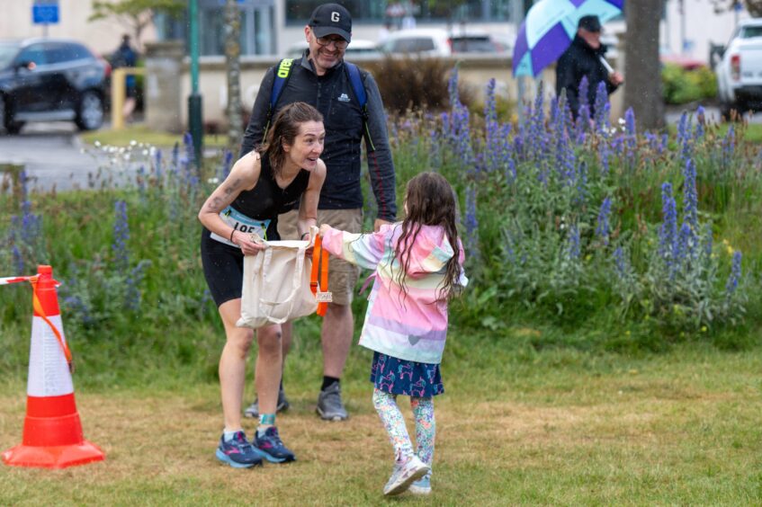 Competitors in the 10th Montrose Triathlon.