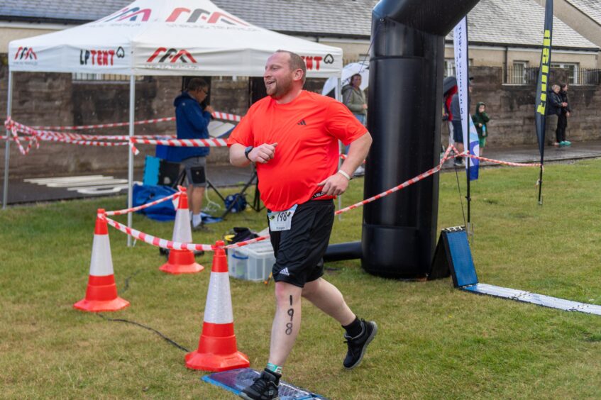 Competitors in the 10th Montrose Triathlon.